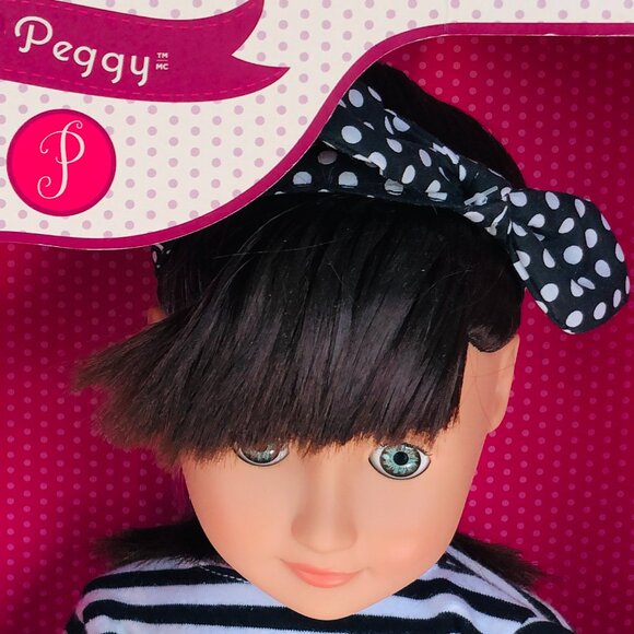 New in Box Our Generation 18" Retro Doll-Peggy Brunette - Picture 13 of 16
